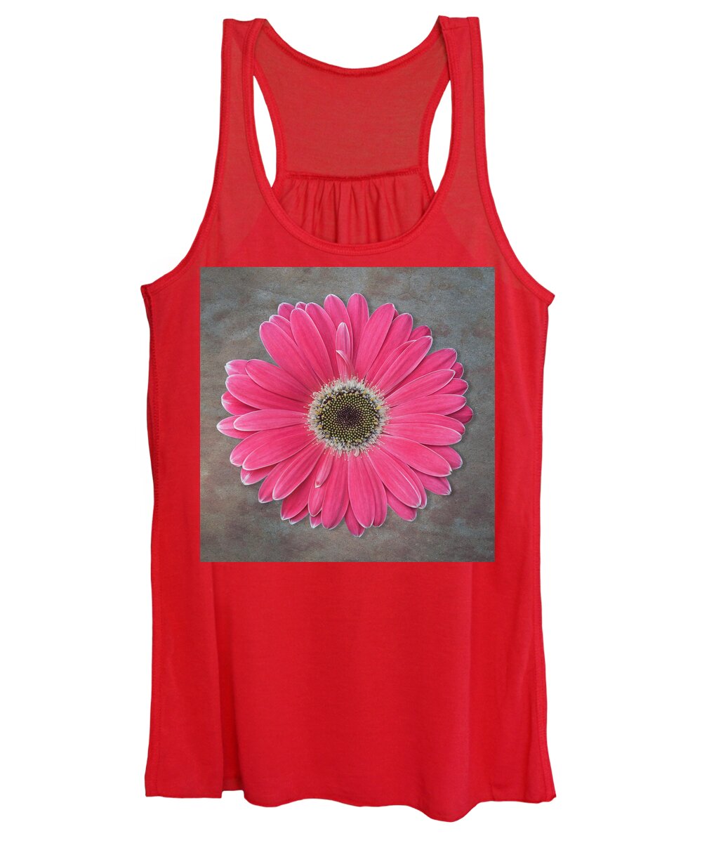 Flower Women's Tank Top featuring the photograph Pink Flower by Patti Deters