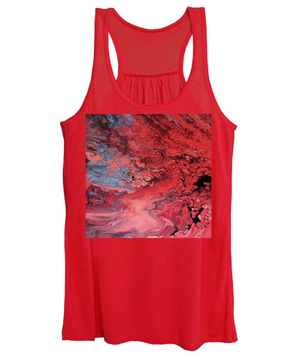 Painting Women's Tank Top featuring the painting Praying for Australia by Steve Chase