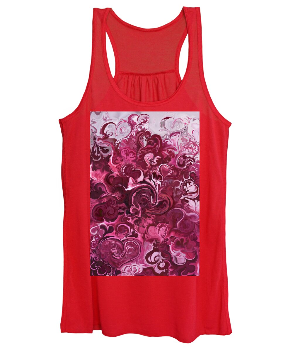 Hearts Women's Tank Top featuring the photograph Smoking Hearts by Sally Bauer
