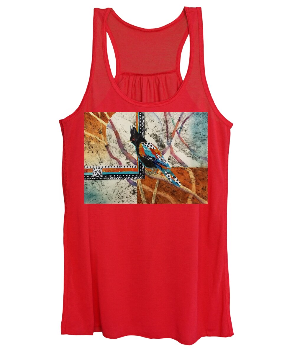 Spirit Guide Women's Tank Top featuring the mixed media Spirit Guide by Terry Ann Morris
