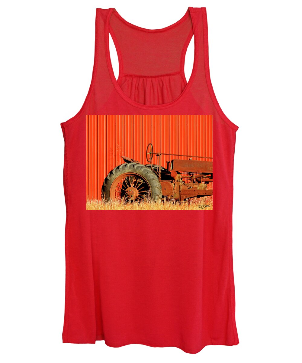 Red Women's Tank Top featuring the photograph Study in Red by Rod Seel