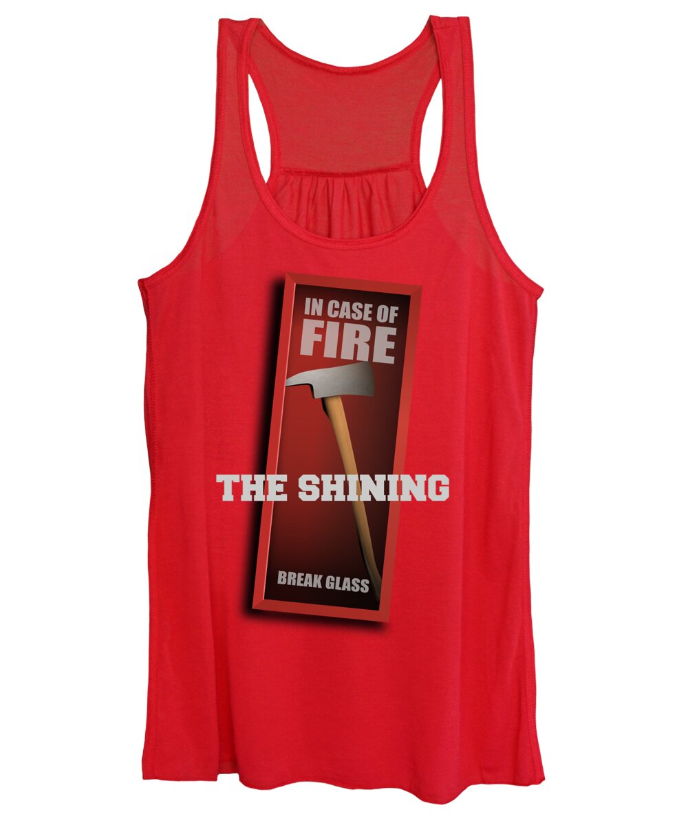 Movie Poster Women's Tank Top featuring the digital art The Shining - Alternative Movie Poster by Movie Poster Boy