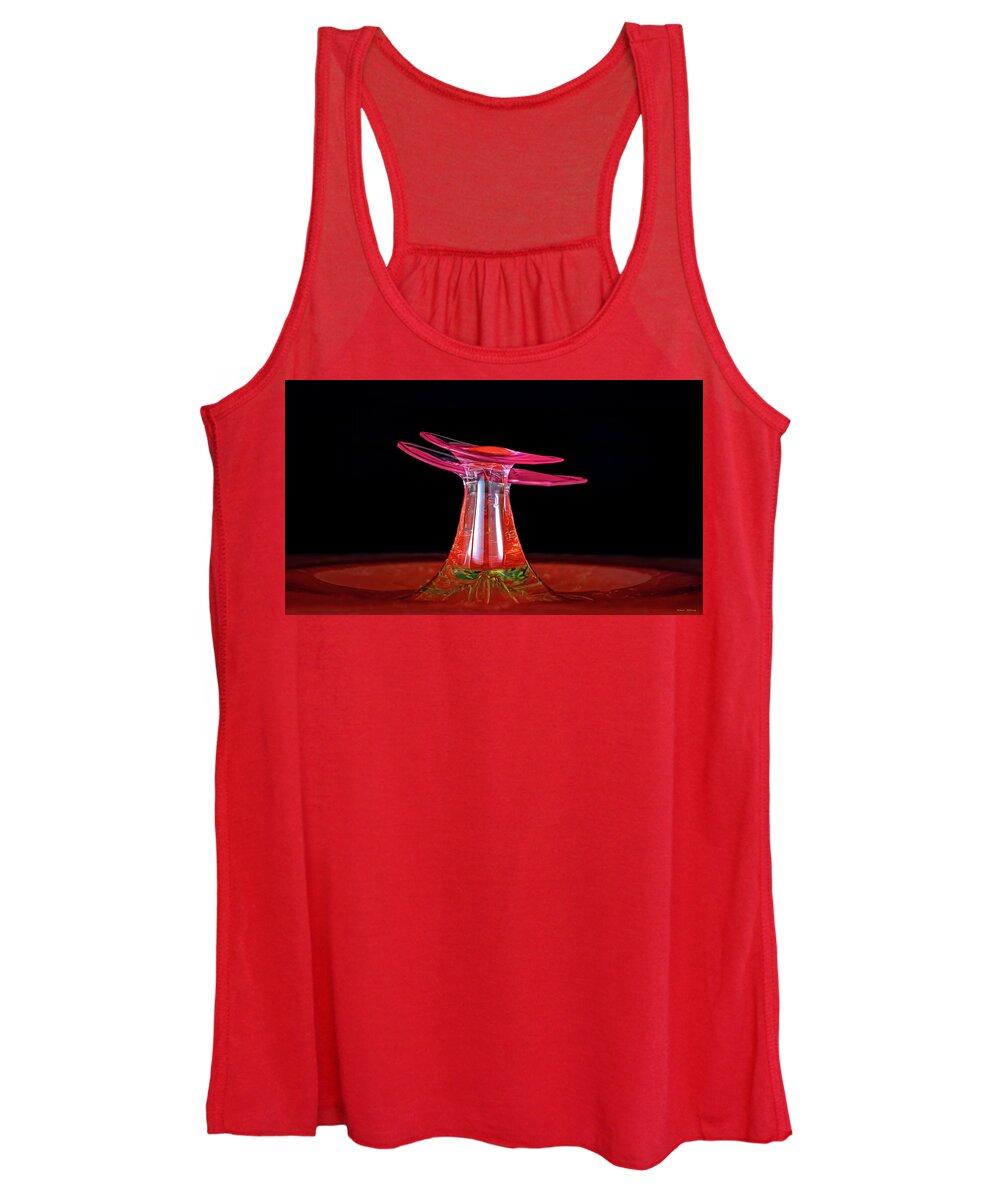 Pagoda Women's Tank Top featuring the photograph The Water Drop Pagoda by Michael McKenney