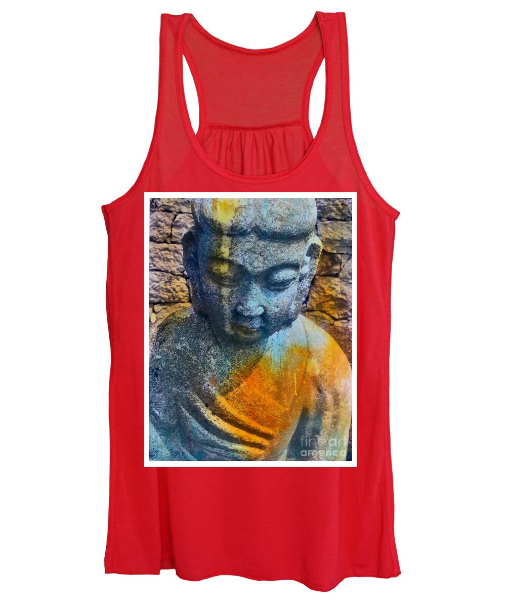 Buddah Women's Tank Top featuring the photograph Watching Over You by B Rossitto