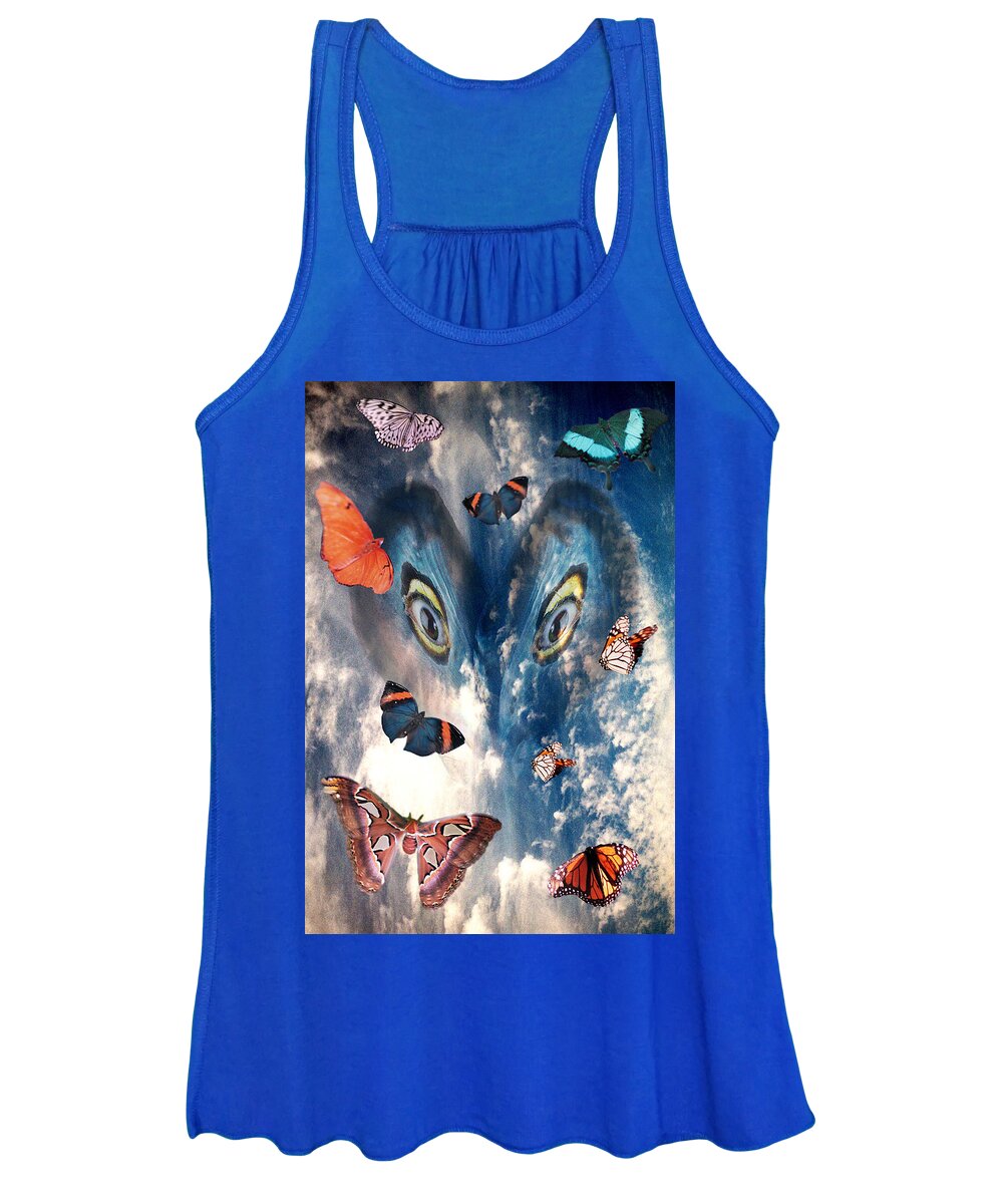 Air Women's Tank Top featuring the digital art Air by Lisa Yount
