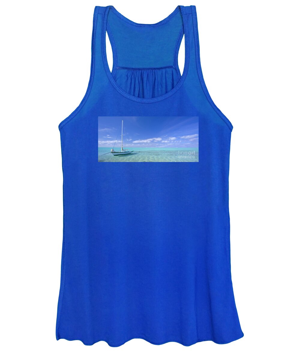 Caribbean Women's Tank Top featuring the photograph Caribbean Chill time by Marco Crupi