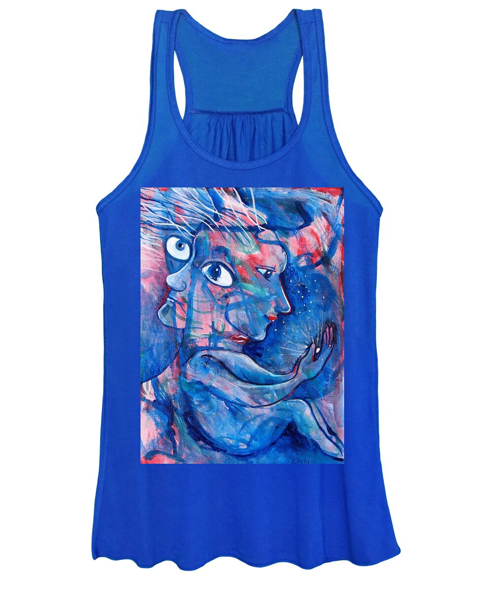 Magic Women's Tank Top featuring the painting Enlightened by Rollin Kocsis