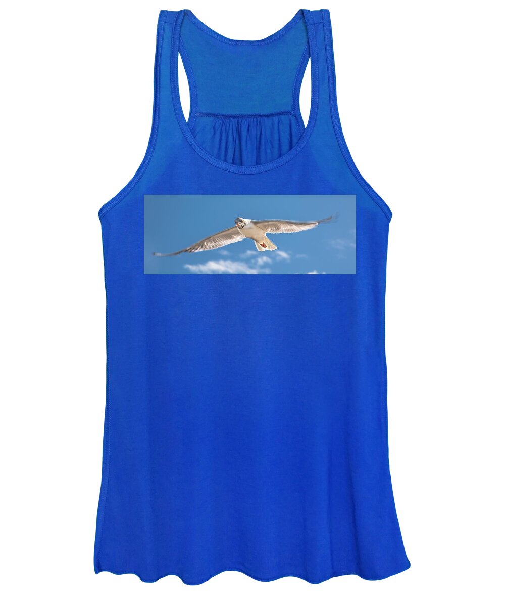 Bird Women's Tank Top featuring the photograph Feel the Freedom by Andreas Berthold