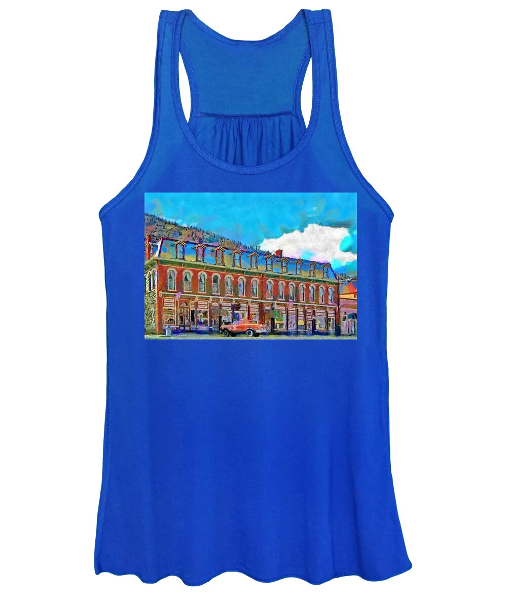 Shop Women's Tank Top featuring the painting Grand Imperial Hotel by Jeffrey Kolker