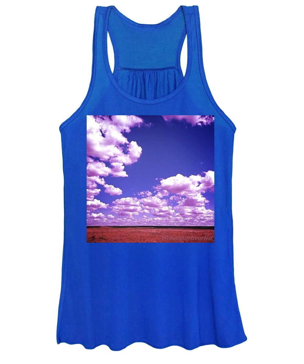 Cloudsession_hdr Women's Tank Top featuring the photograph i've Looked At Clouds From Both by Anna Porter