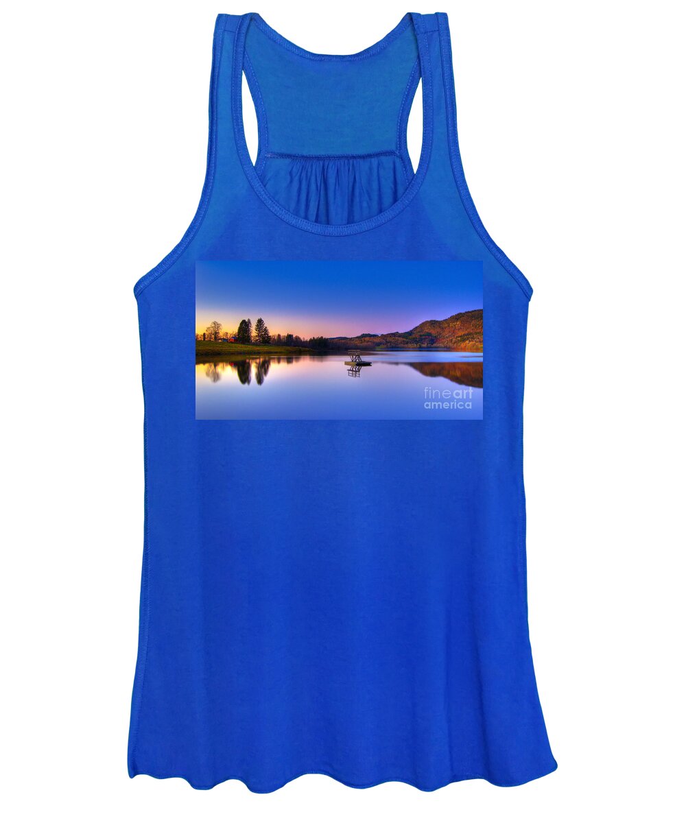 Scenery Women's Tank Top featuring the photograph Morning Glory.. by Nina Stavlund