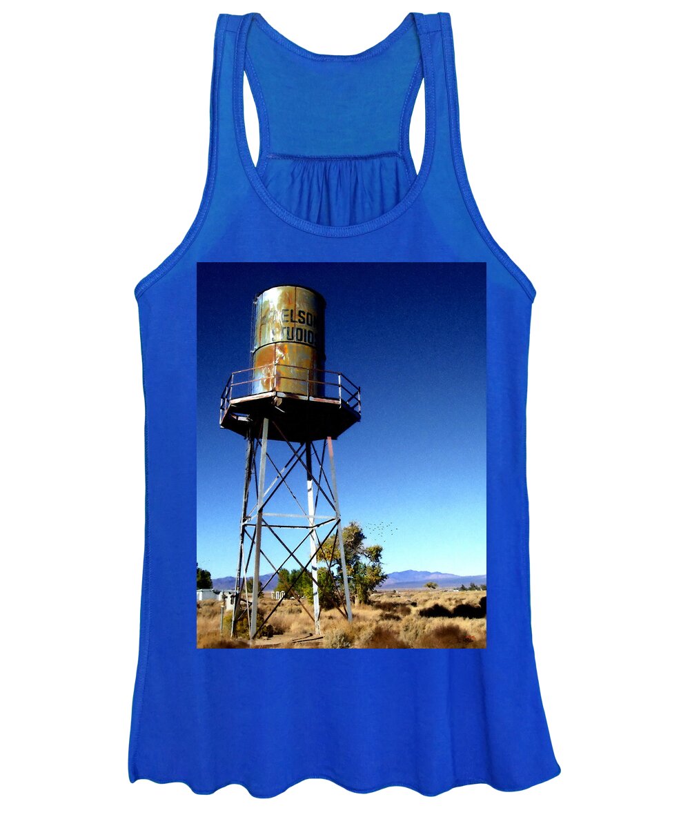 Nelson Studios Women's Tank Top featuring the photograph Nelson Studio Color - Lucerne Valley by Glenn McCarthy Art and Photography