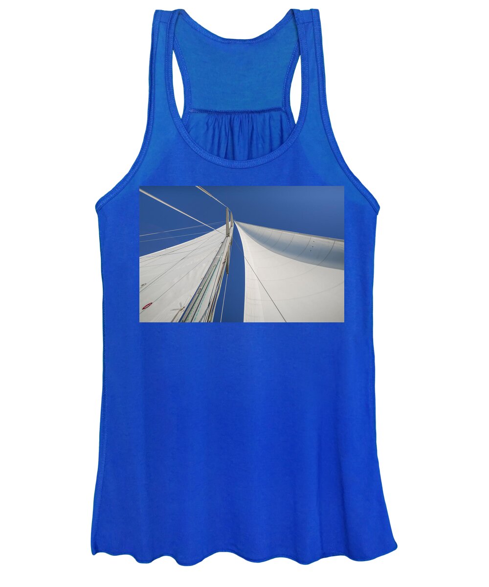 Sails Women's Tank Top featuring the photograph Obsession Sails 1 by Scott Campbell