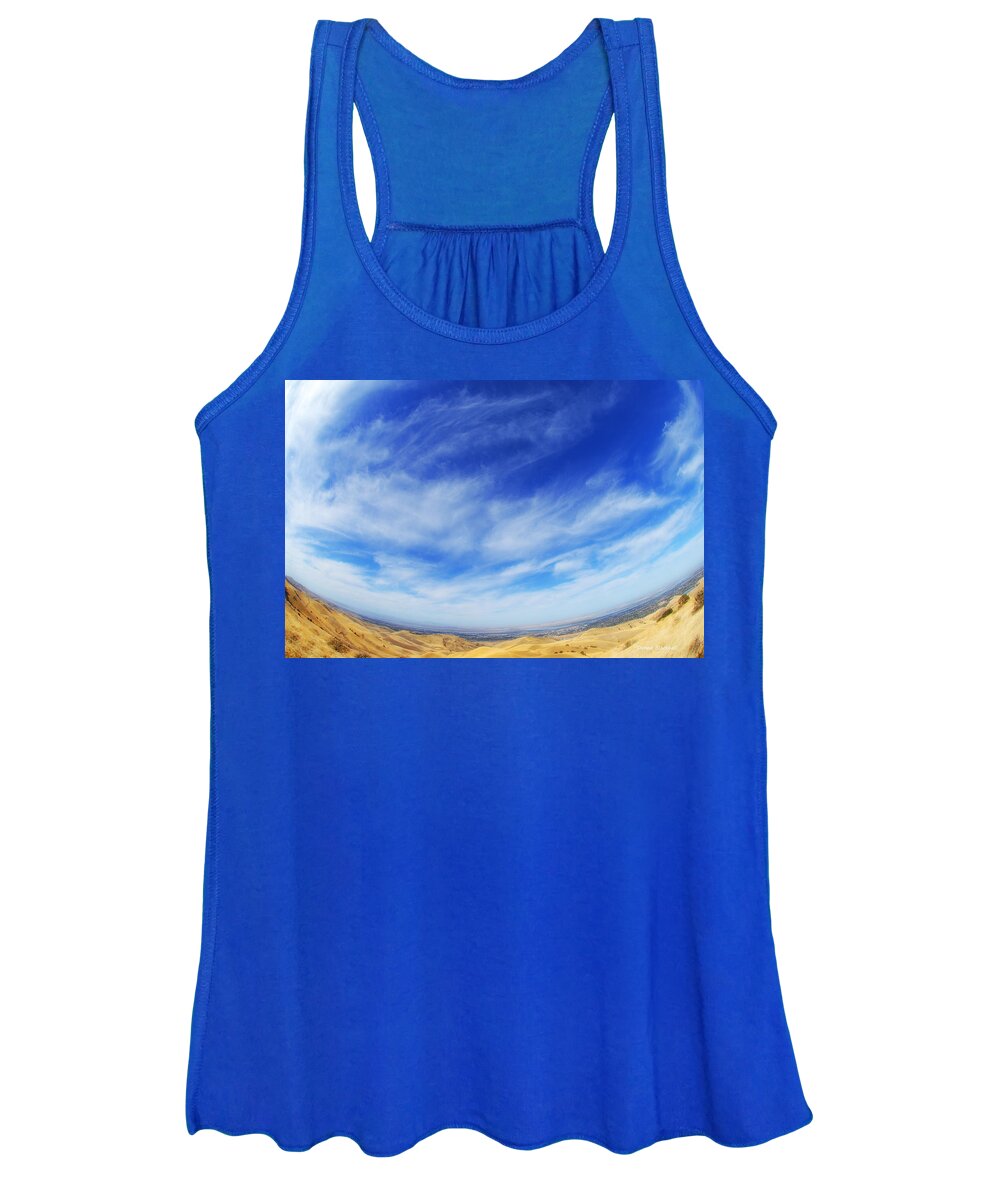 California Women's Tank Top featuring the photograph The Earth's Curve by Donna Blackhall