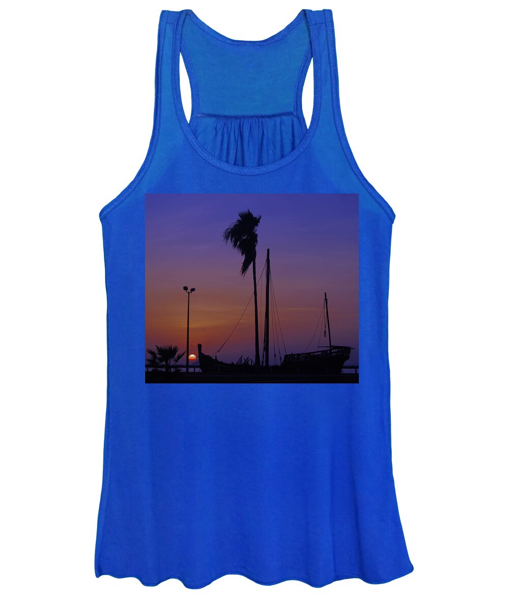Ship Women's Tank Top featuring the photograph The Nina in Color by Leticia Latocki