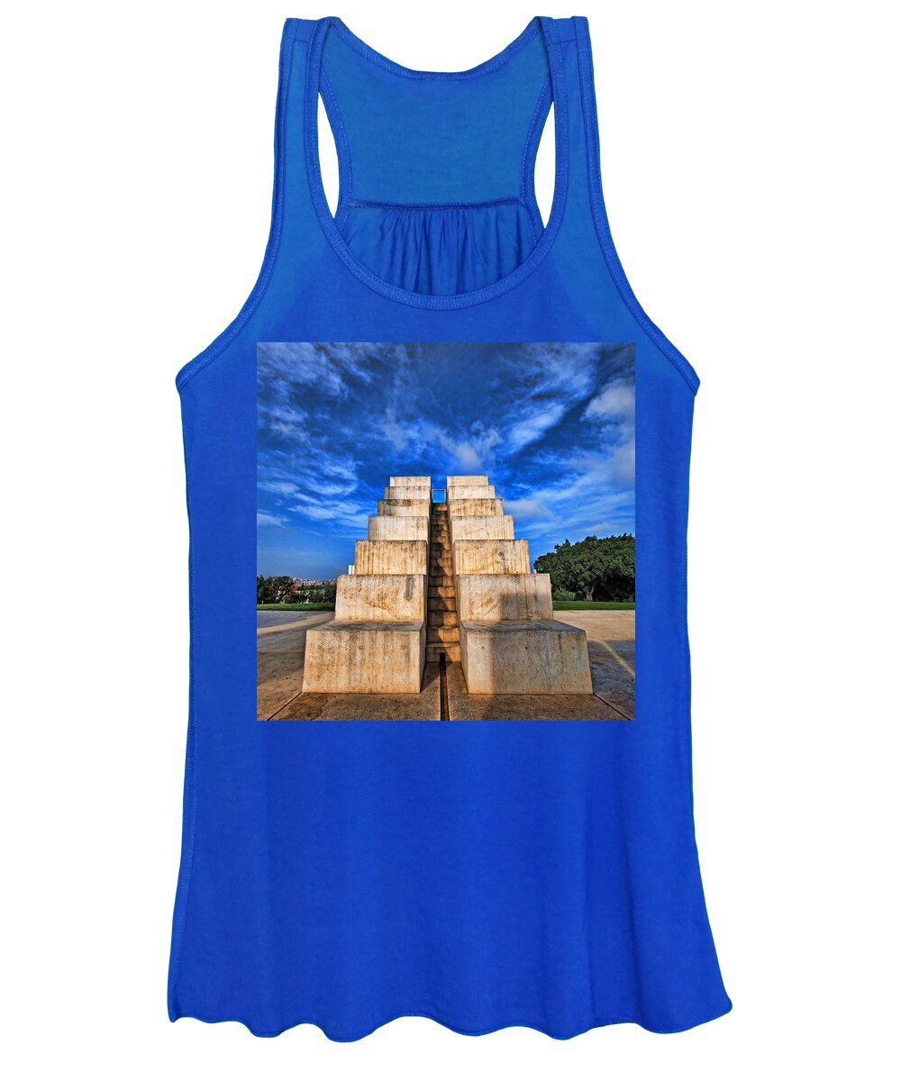 Israel Women's Tank Top featuring the photograph The white city by Ron Shoshani