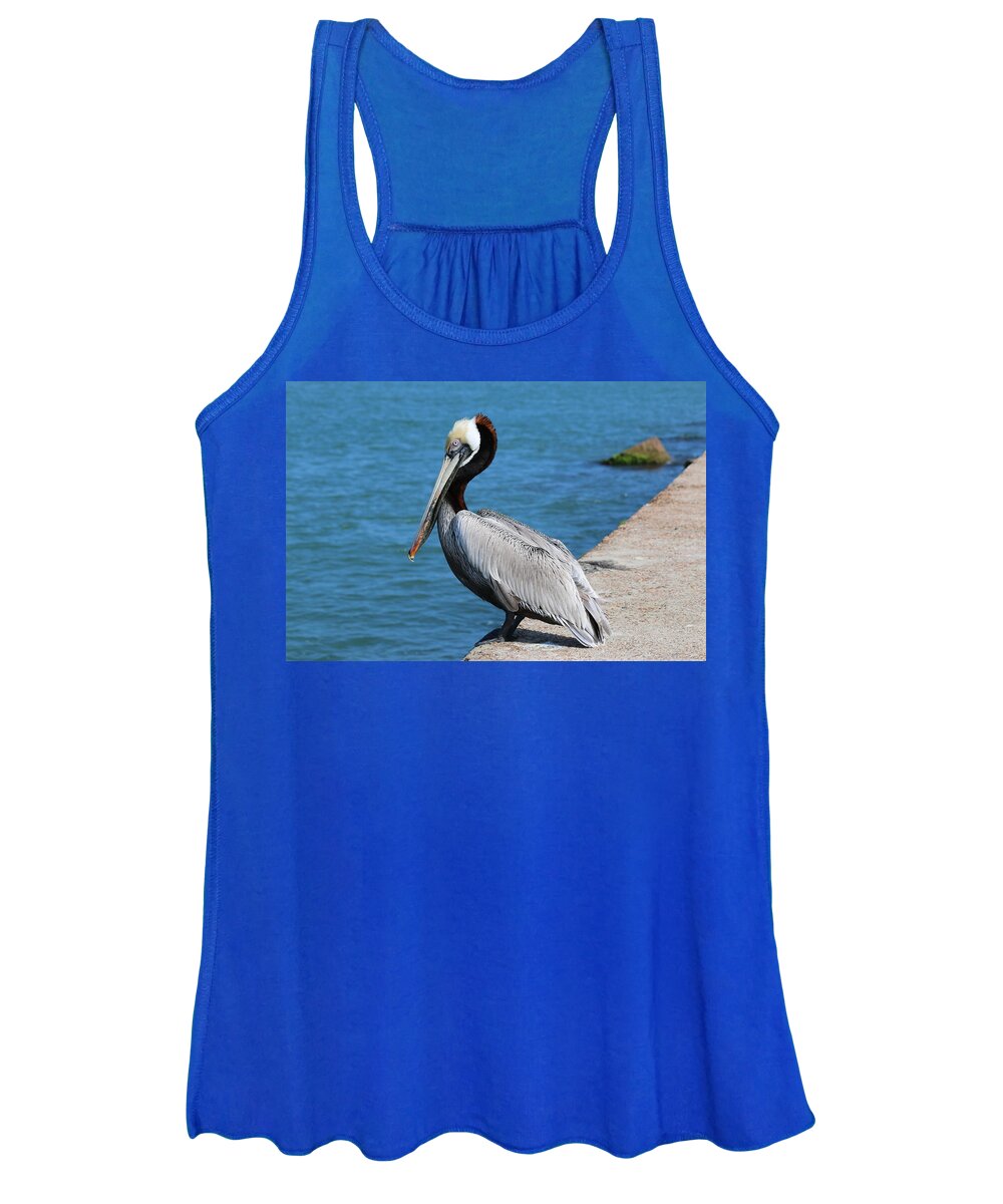 Fishing Women's Tank Top featuring the photograph Waiting for a Fish by Christy Pooschke