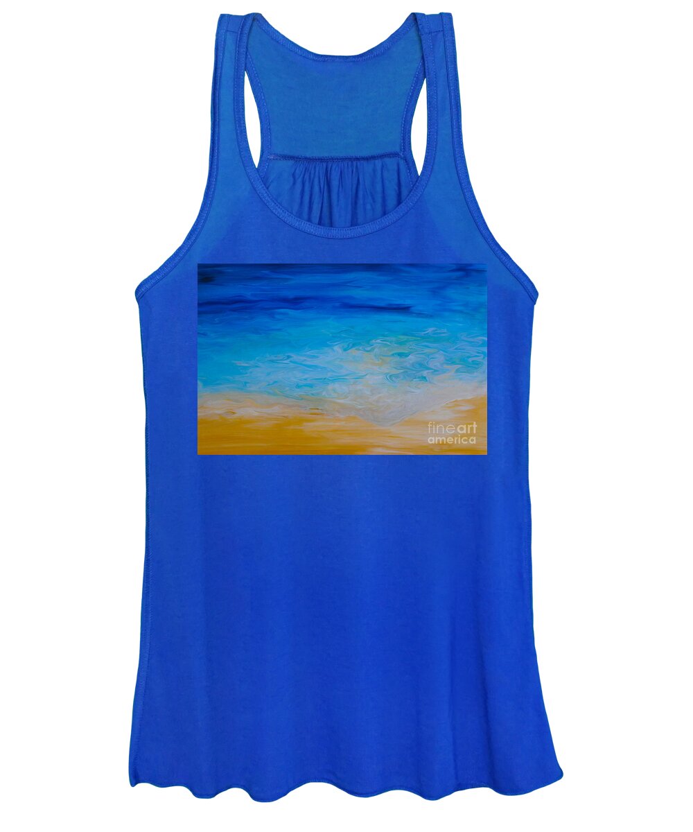 Water Women's Tank Top featuring the painting Water Vision by Shelley Myers