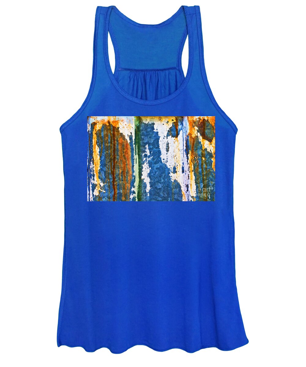 Rust Women's Tank Top featuring the photograph Rust and drips by Silvia Ganora