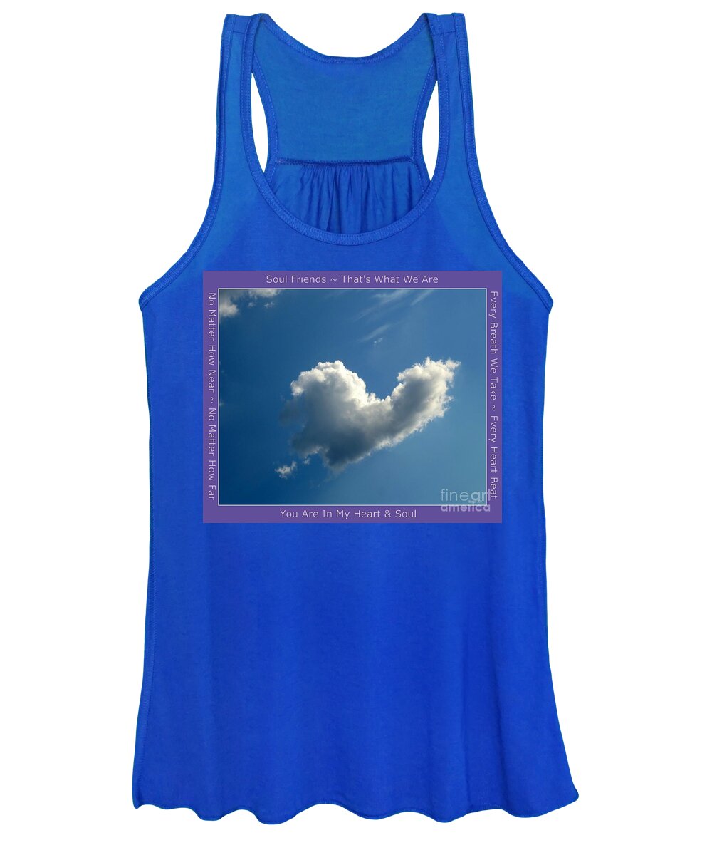 Heart Women's Tank Top featuring the photograph Heart Cloud Sedona by Mars Besso