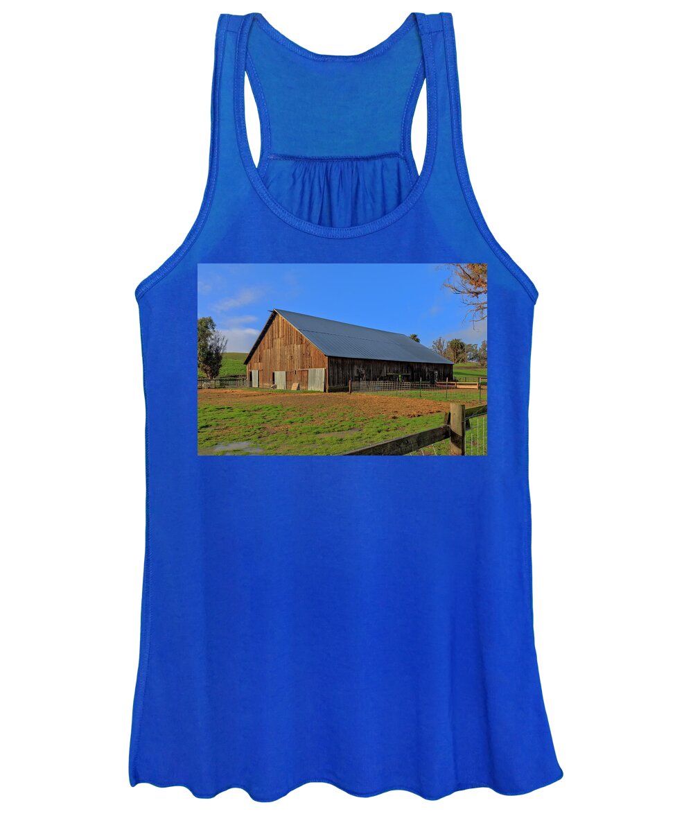 Barn Women's Tank Top featuring the photograph Old Barn #3 by Bruce Bottomley