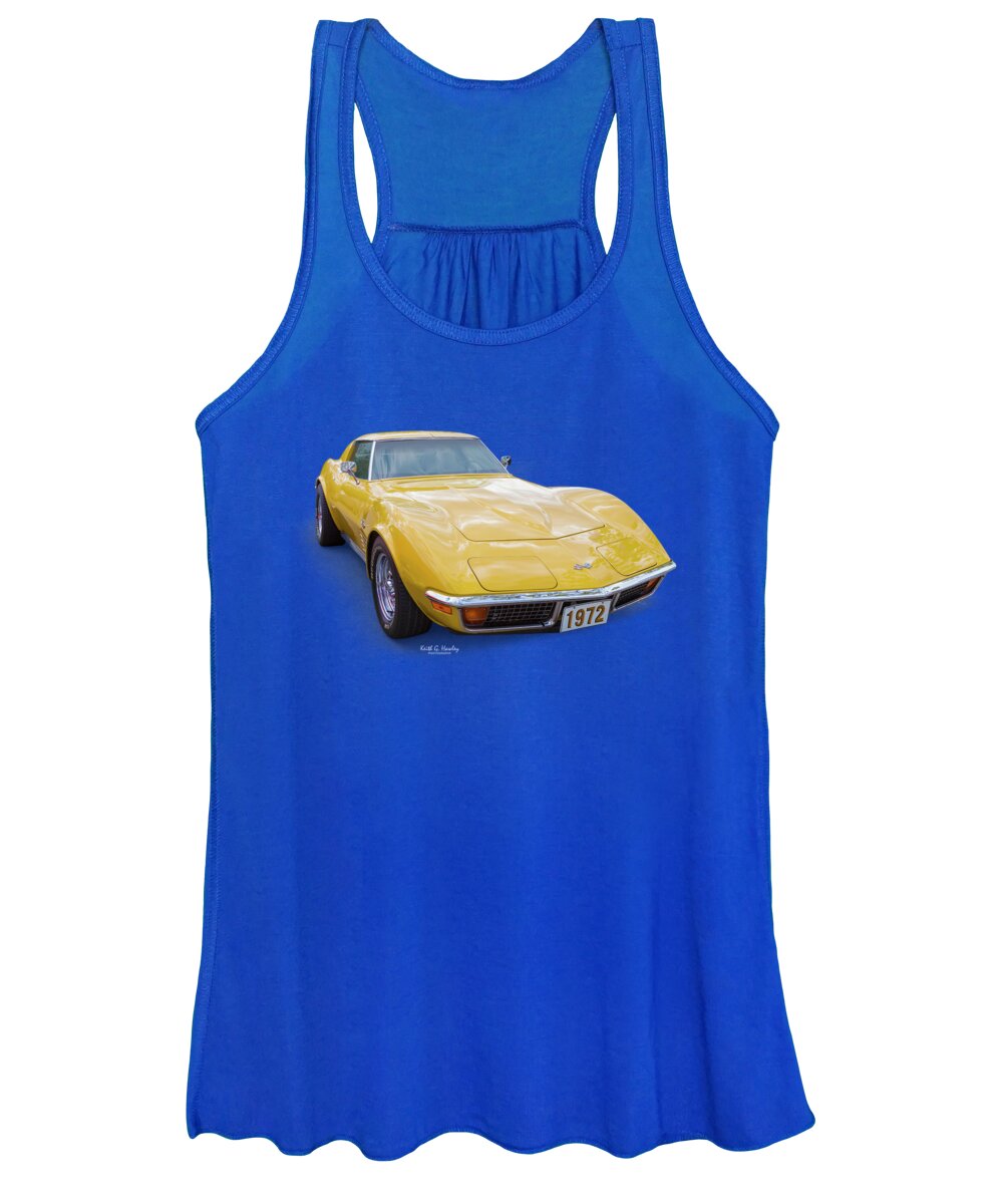 Car Women's Tank Top featuring the photograph 72 Corvette by Keith Hawley
