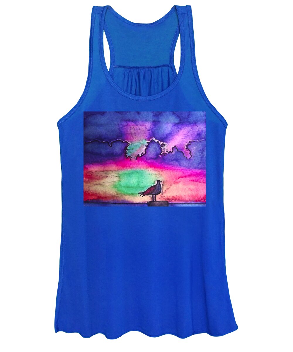 Storm Women's Tank Top featuring the painting After the Storm by Cara Frafjord