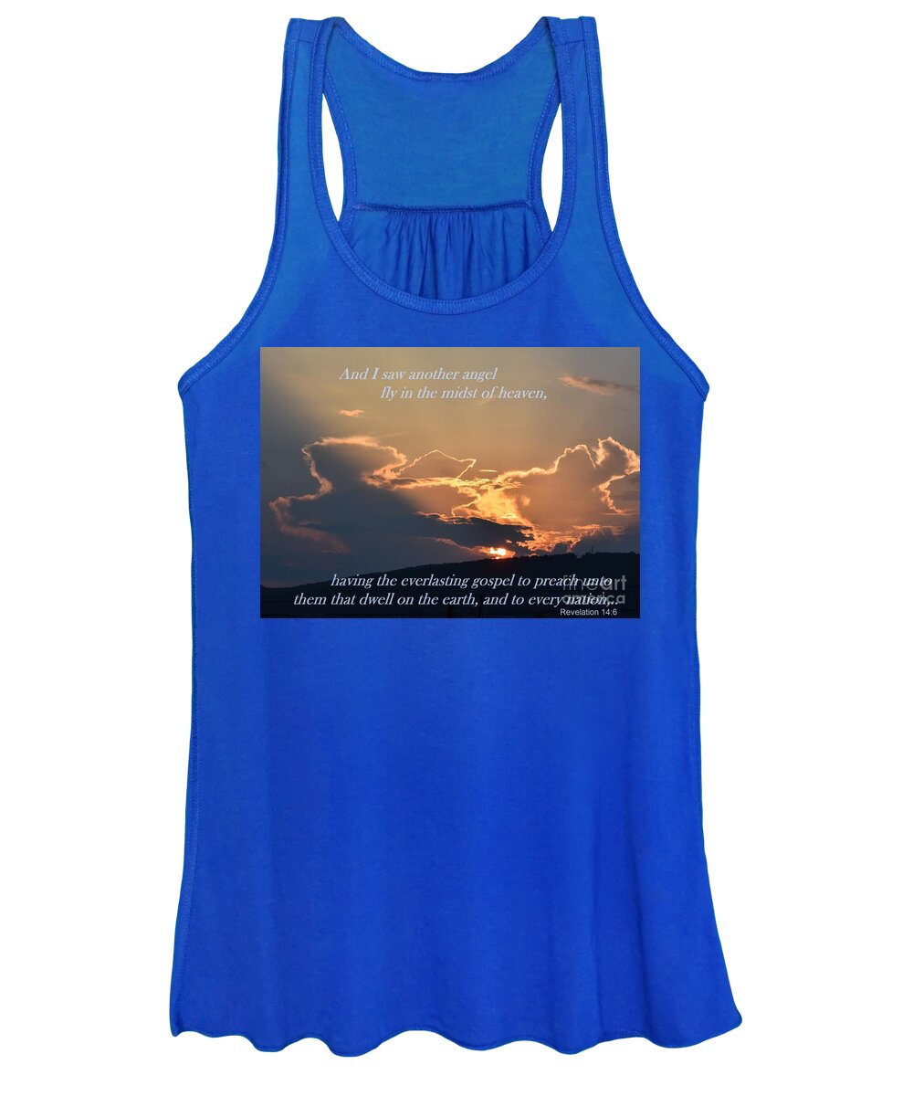 Lord Women's Tank Top featuring the photograph Angel Sky by Christina Verdgeline