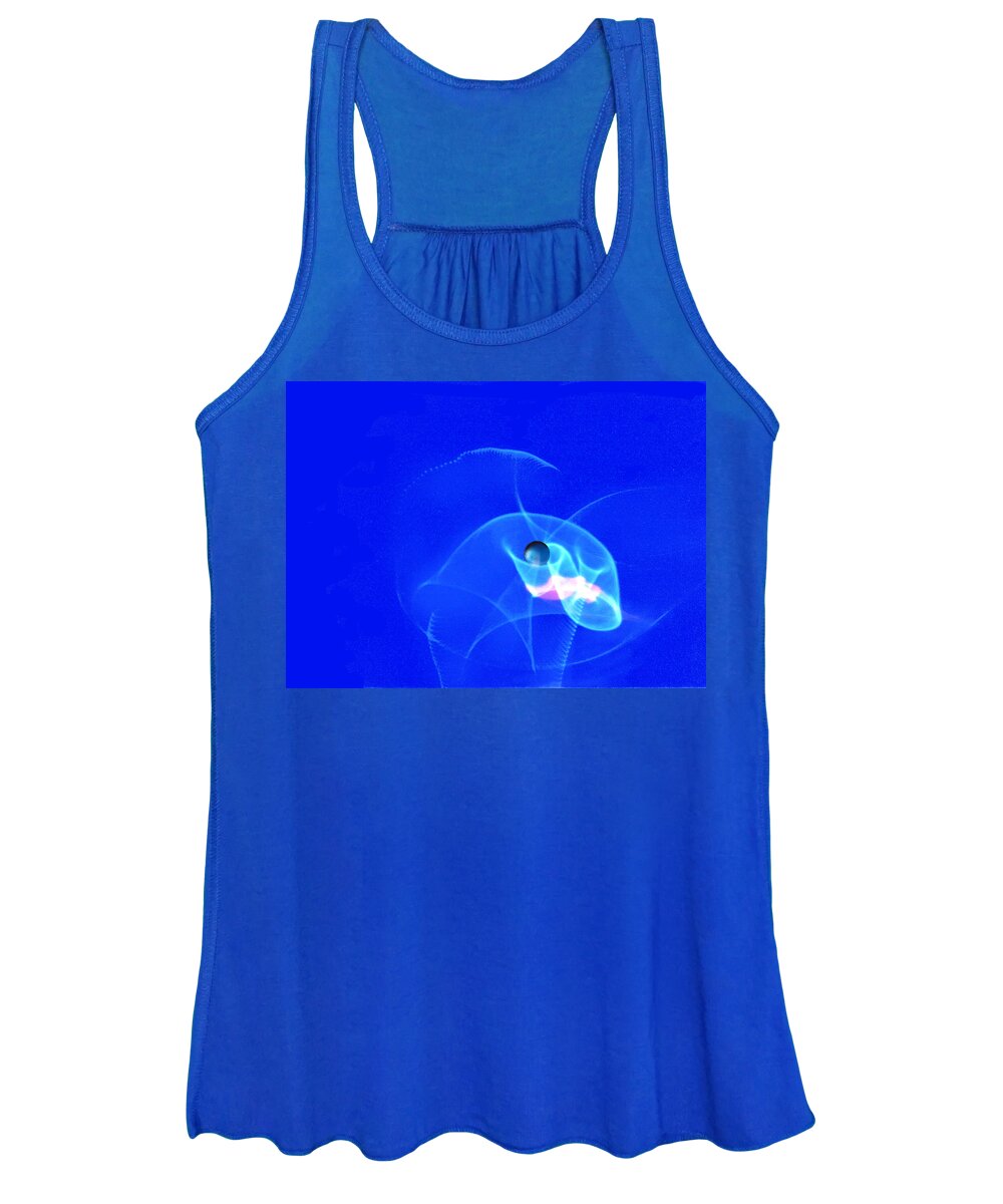 Abstract Women's Tank Top featuring the photograph Apparition pearl by Steve Karol