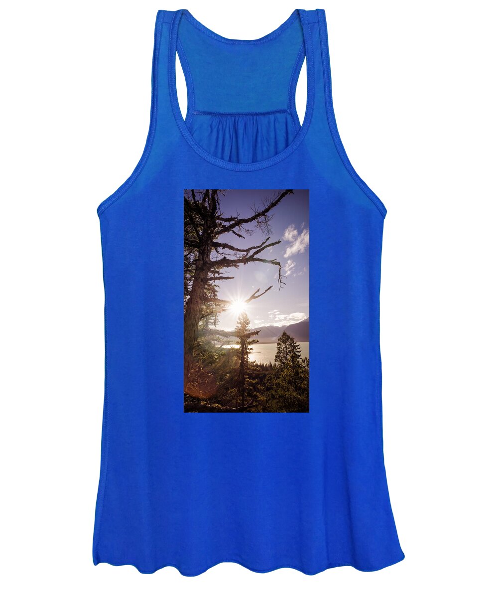 Chilkat State Park Women's Tank Top featuring the photograph Before Sunset by Michele Cornelius