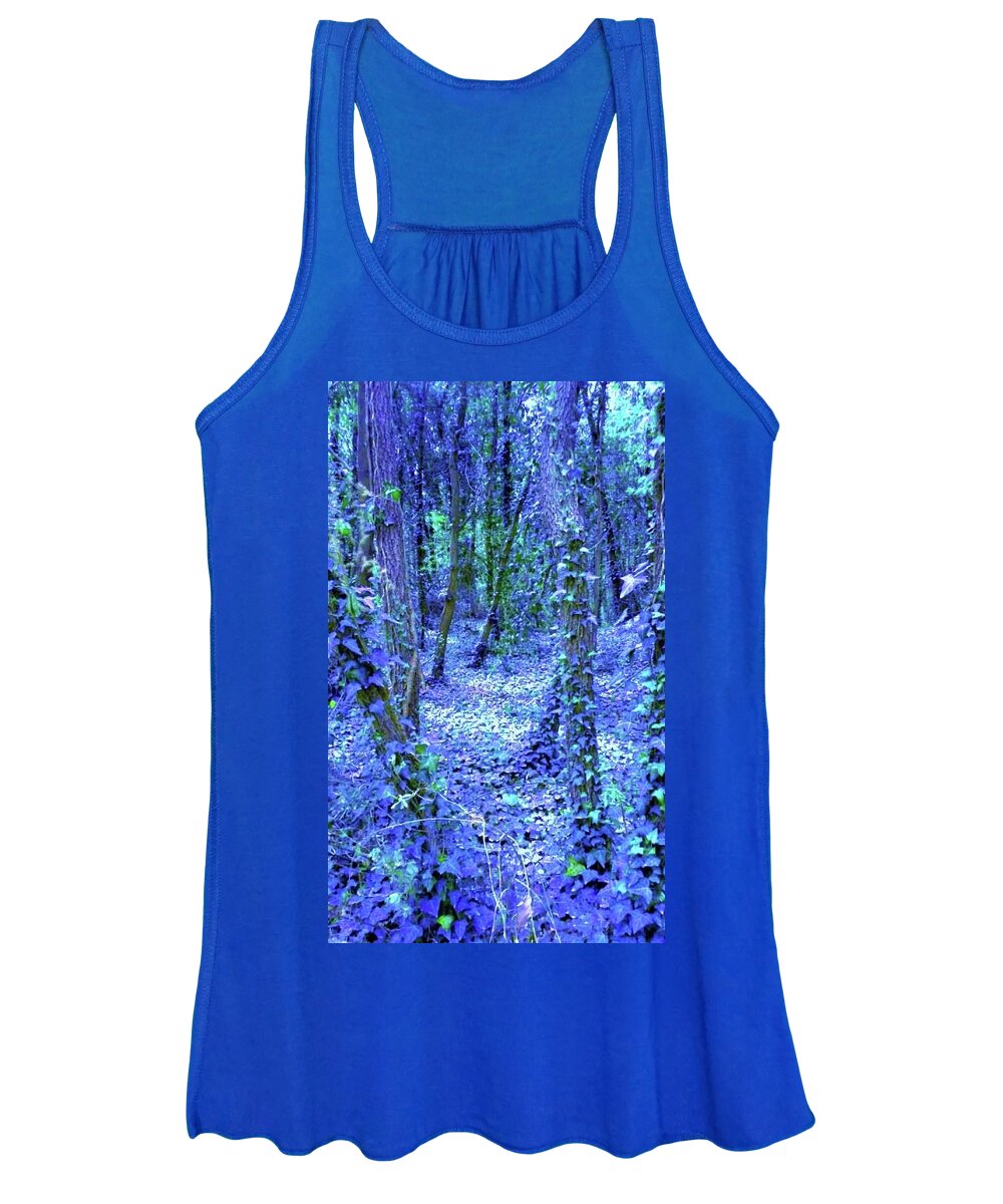  Women's Tank Top featuring the photograph Blue by Margherita Rancura