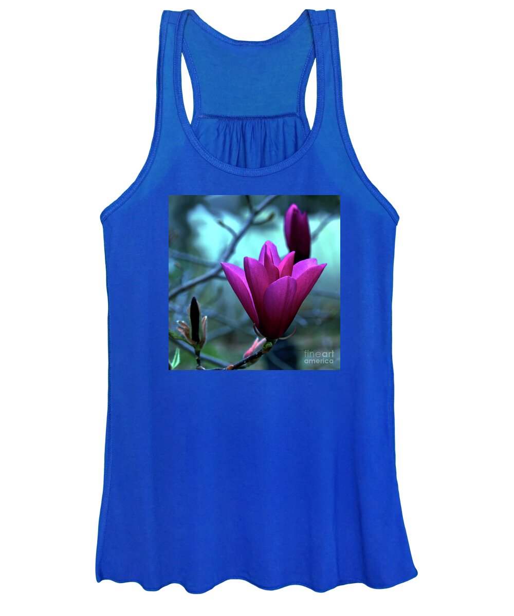 Magnolia Photography Women's Tank Top featuring the photograph Bold Delicacy by Patricia Griffin Brett