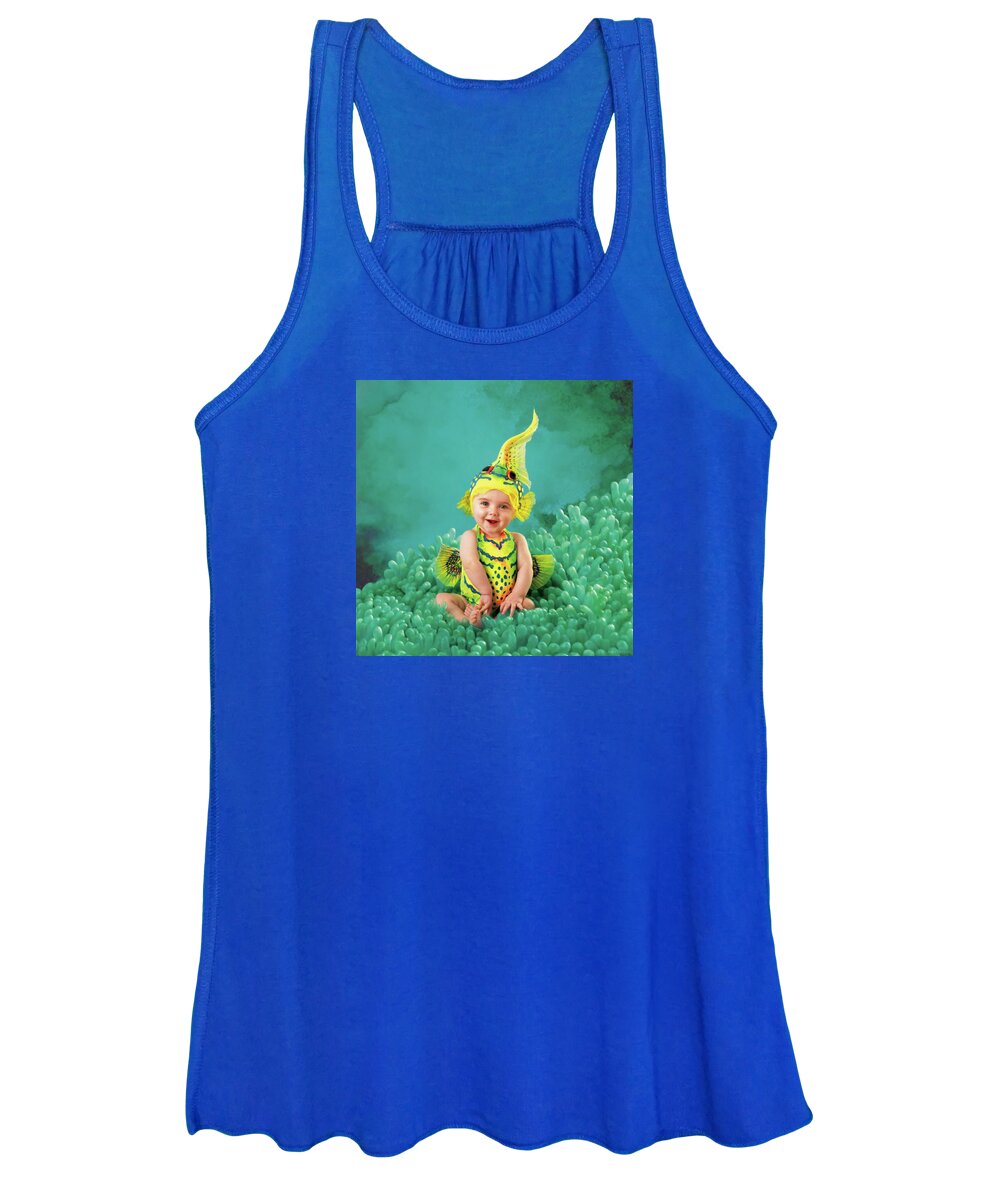 Under The Sea Women's Tank Top featuring the photograph Brando as a Gobi Fish by Anne Geddes