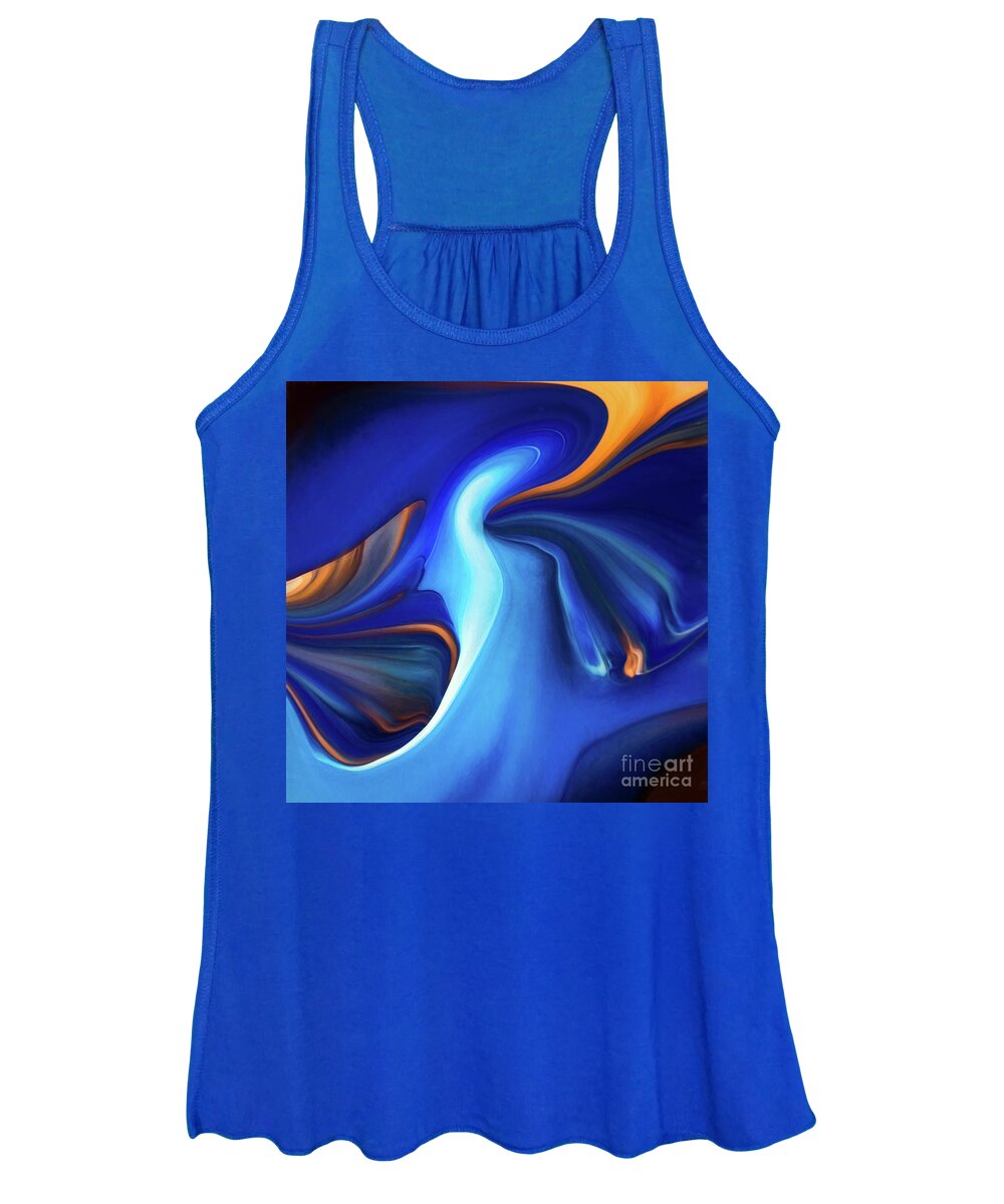 Abstract Women's Tank Top featuring the photograph By the Way by Patti Schulze