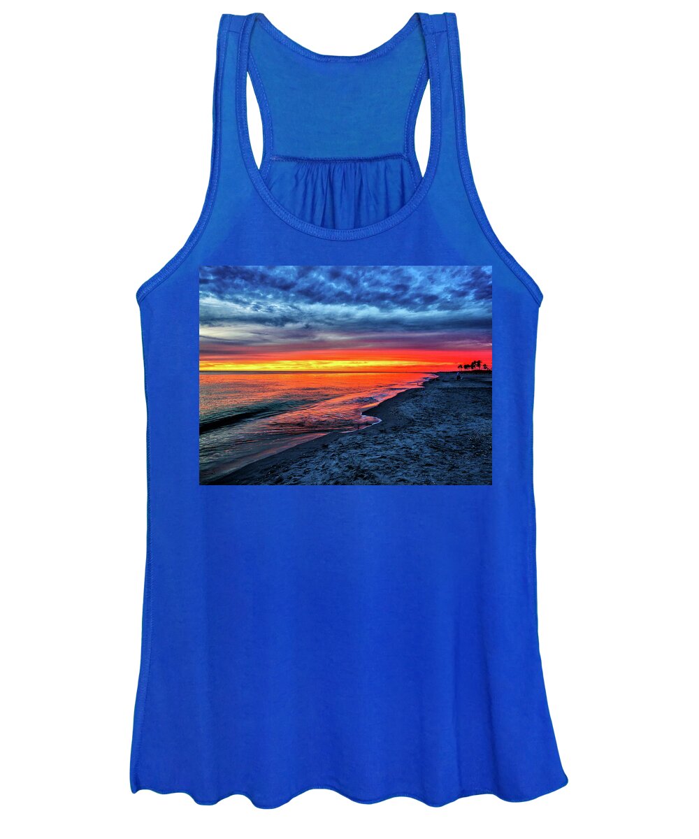 Captiva Island Women's Tank Top featuring the photograph Captiva Island Sunset by Louis Dallara