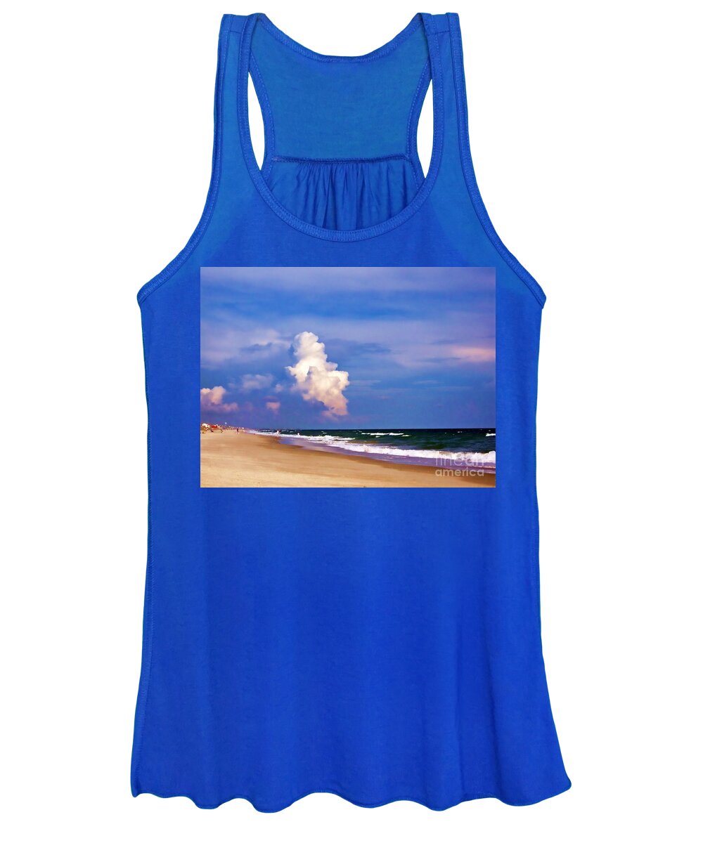 Clouds Women's Tank Top featuring the photograph Cloud Approaching by Roberta Byram
