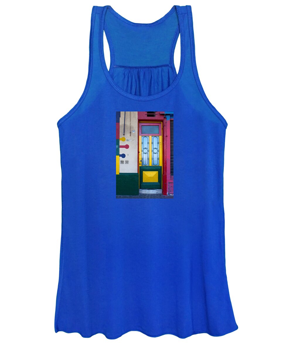 Doors Women's Tank Top featuring the photograph Doors of San Telmo, Argentina by Venetia Featherstone-Witty