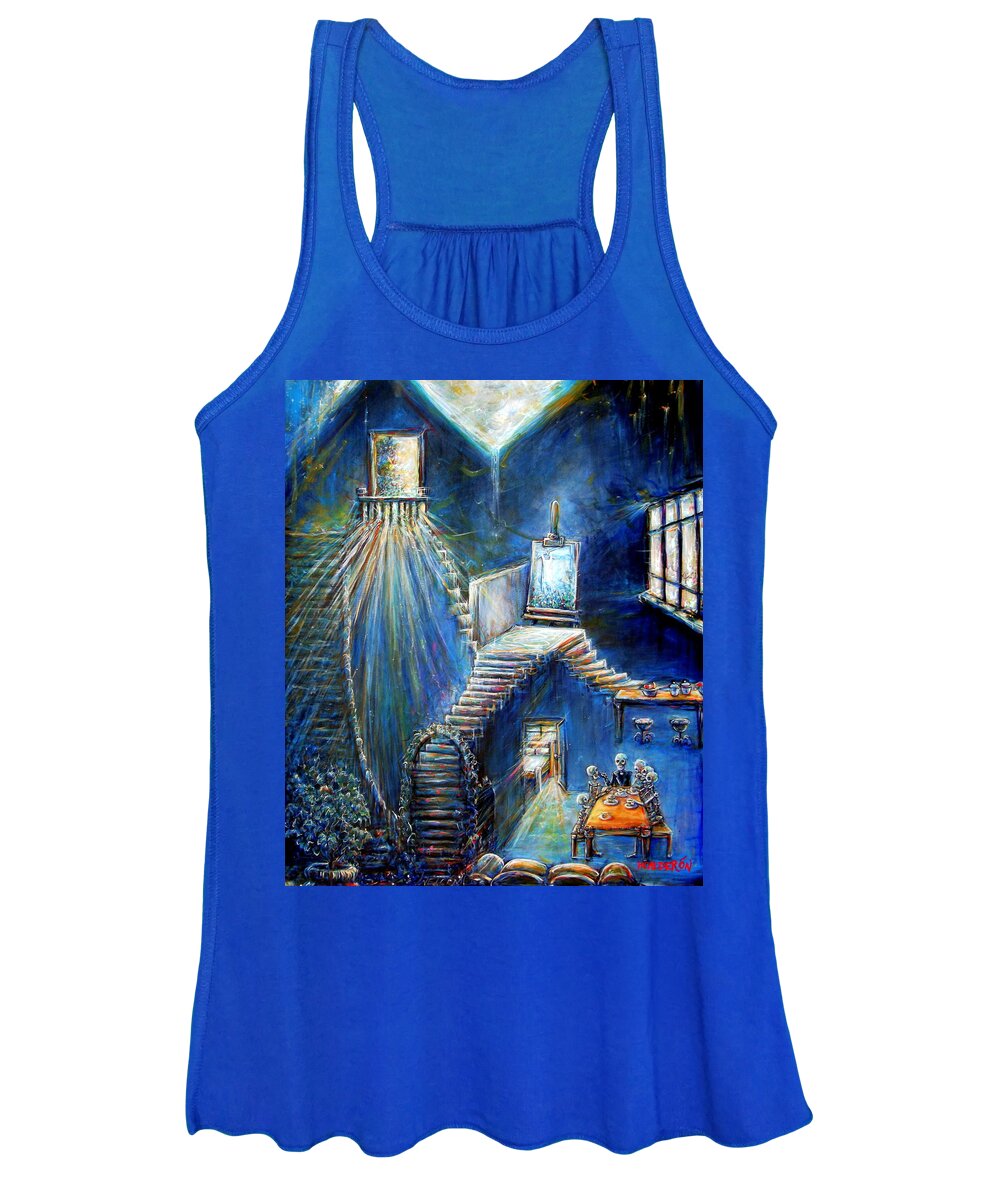 Dream House Women's Tank Top featuring the painting Dream House by Heather Calderon