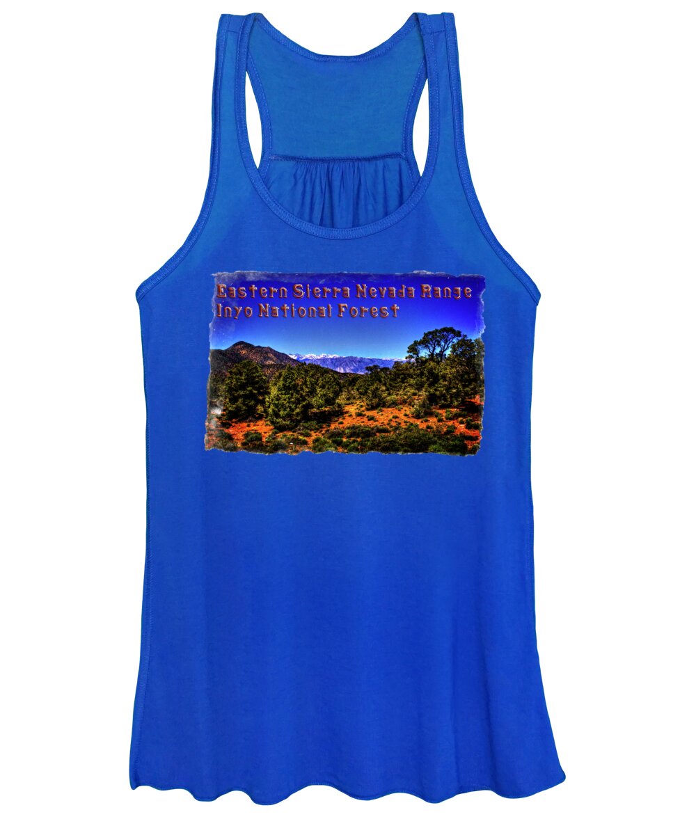 California Women's Tank Top featuring the photograph Eastern Sierras from the White Mountains by Roger Passman