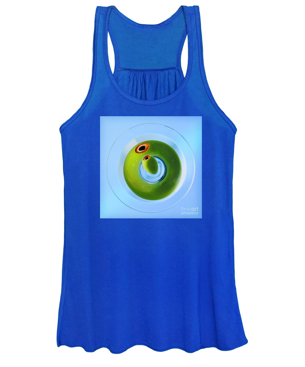 Olive Women's Tank Top featuring the photograph Olive Eye by Martin Konopacki
