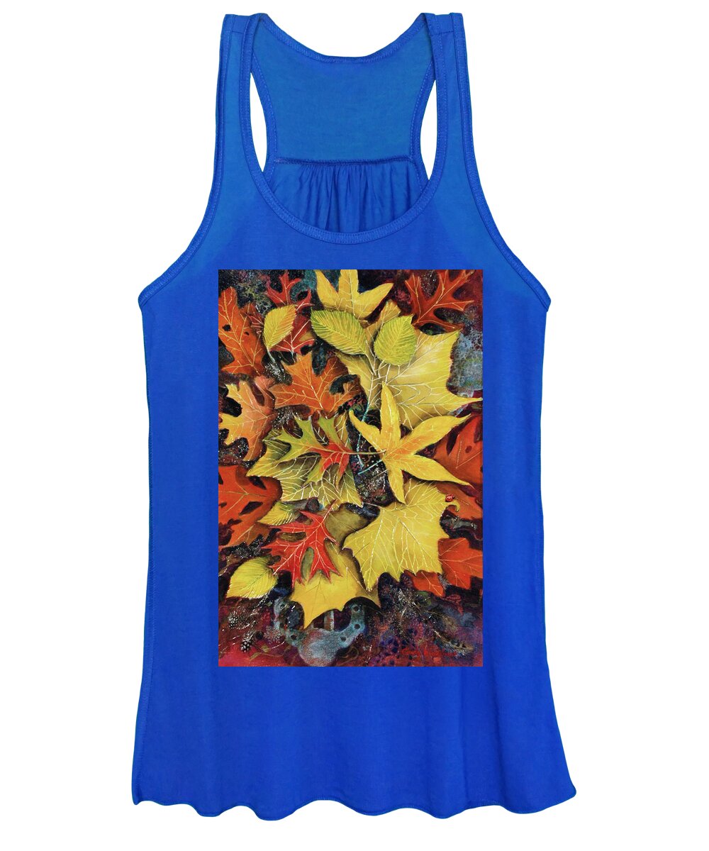 Artwork Women's Tank Top featuring the painting Fall Fell by Cynthia Westbrook