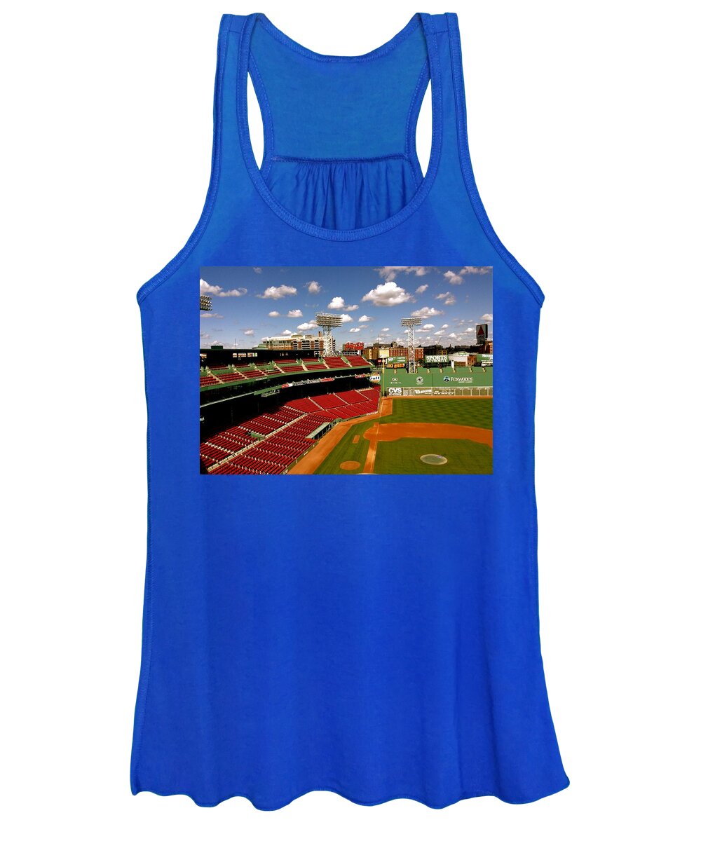 Fenway Park Collectibles Women's Tank Top featuring the photograph Fenway Park IV Fenway Park by Iconic Images Art Gallery David Pucciarelli