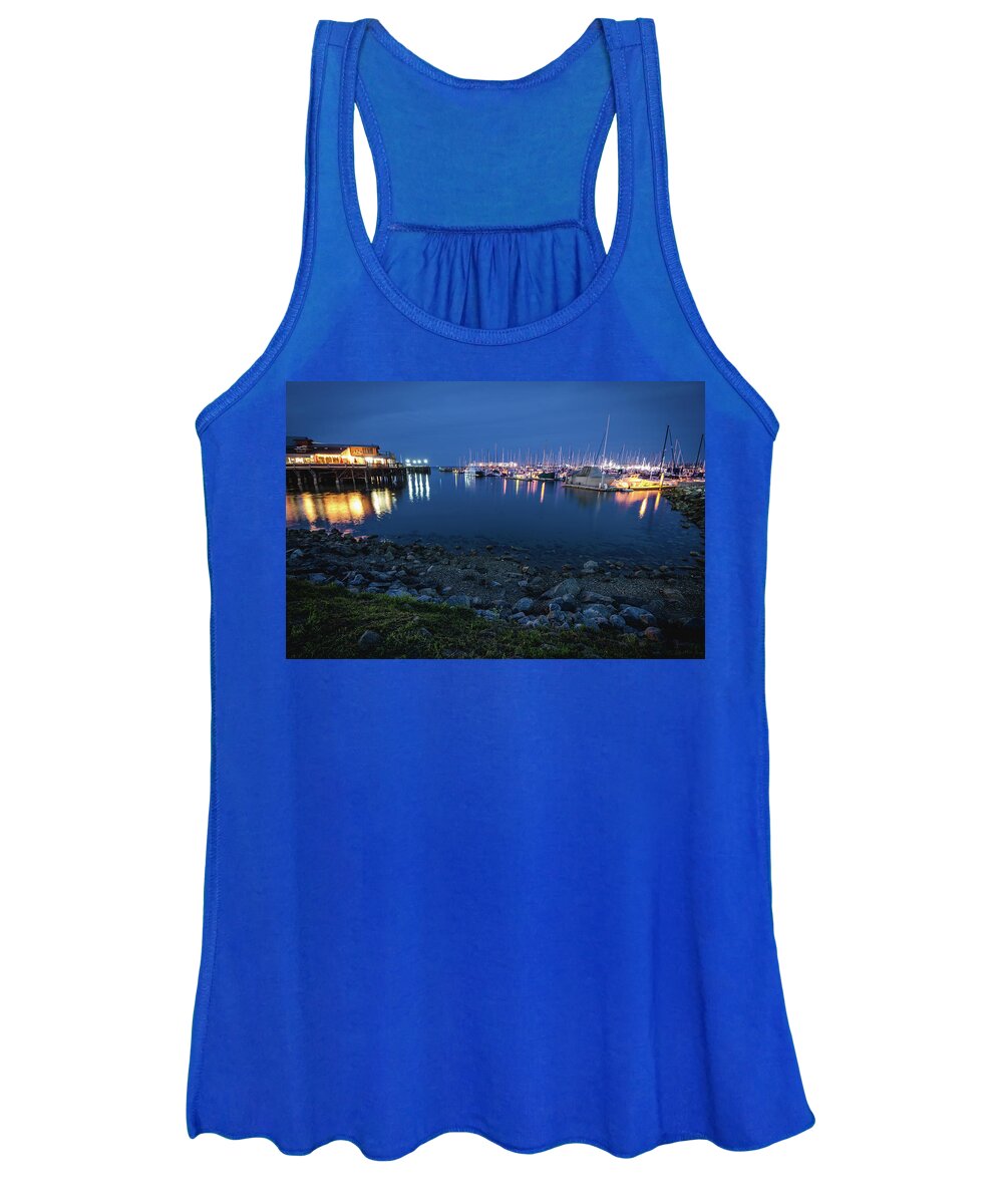 Landscape Women's Tank Top featuring the photograph Fisherman's Wharf by Margaret Pitcher