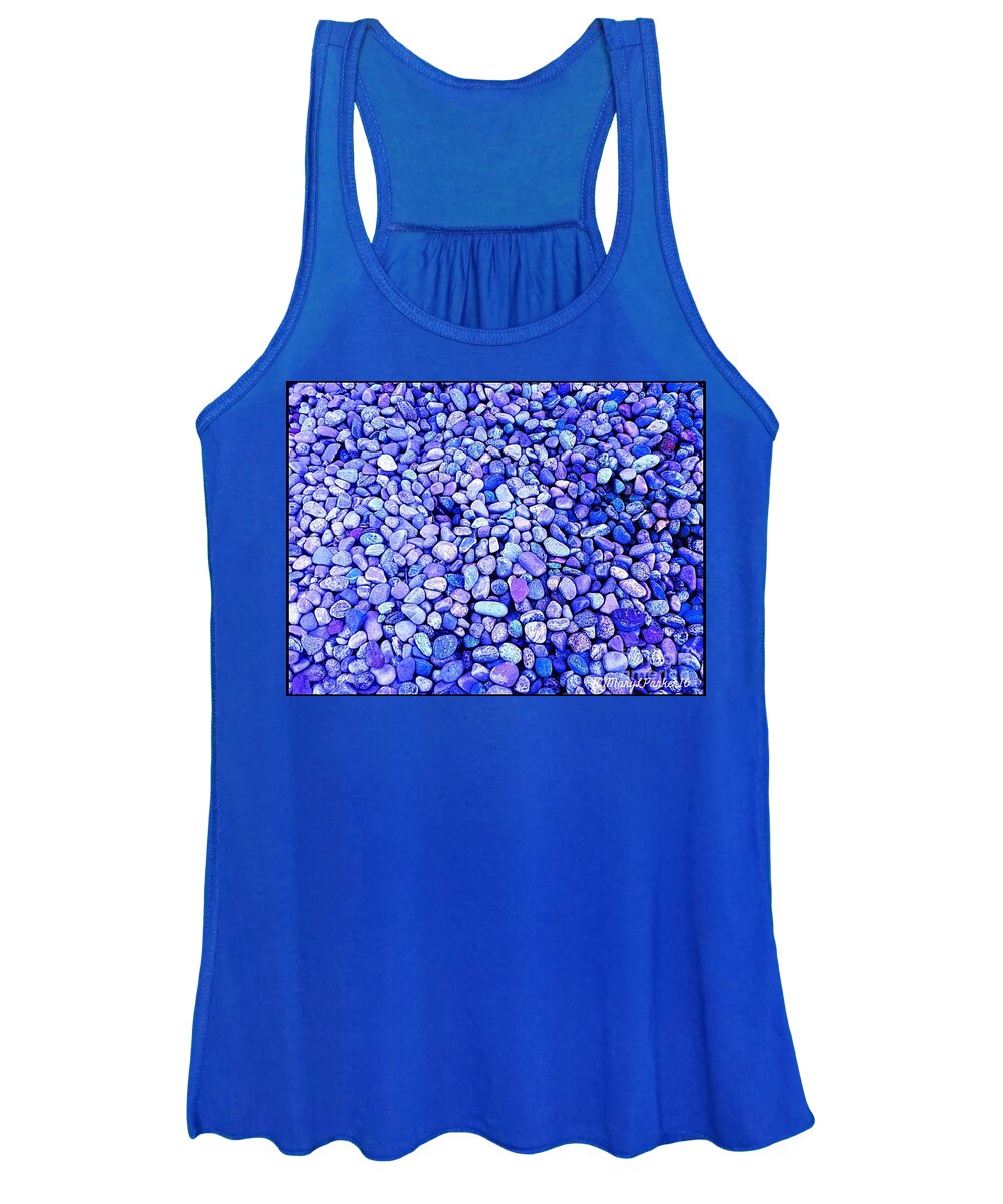 Photograph Women's Tank Top featuring the photograph Got The Blues by MaryLee Parker