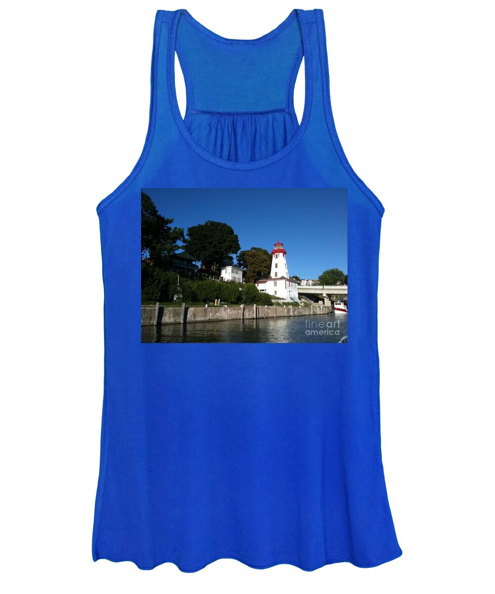 Lighthouse Women's Tank Top featuring the photograph Lighthouse by Lisa Koyle