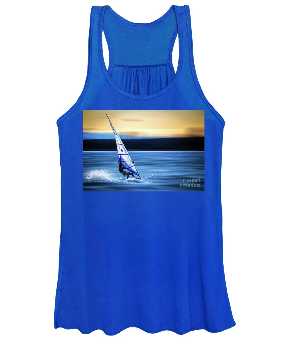 Ammersee Women's Tank Top featuring the photograph Looking Forward by Hannes Cmarits