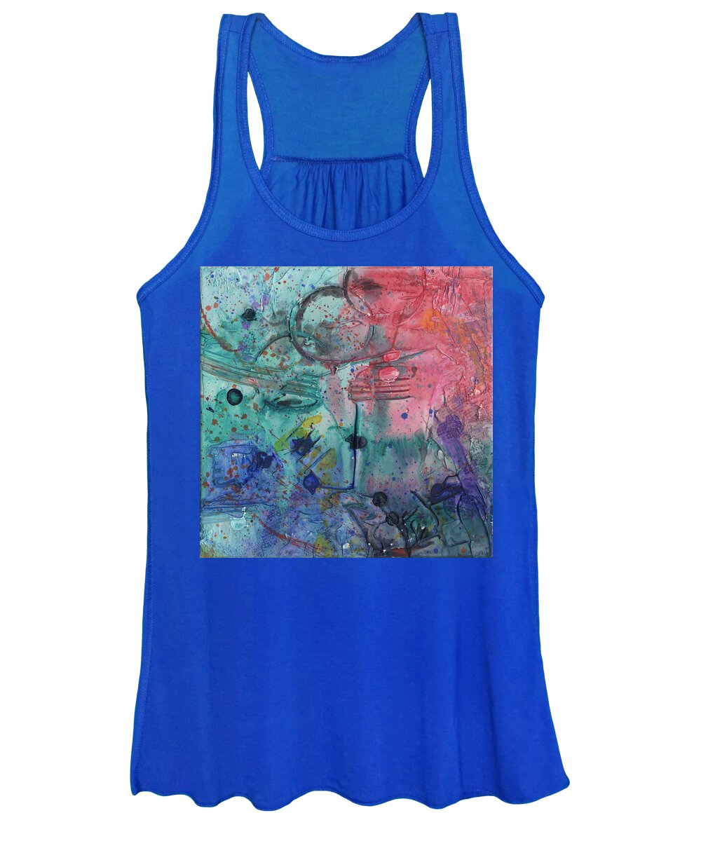 Paradise Women's Tank Top featuring the painting Lost Paradise by Phil Strang