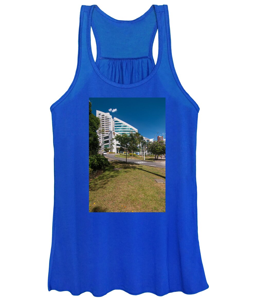 Landscape Women's Tank Top featuring the photograph Medellin Financial District, Columbia by Robert McKinstry