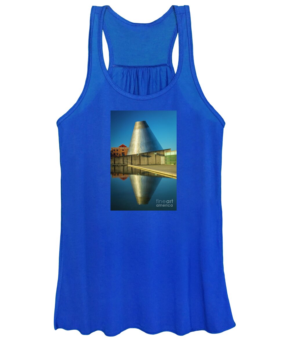 Architectural Building Women's Tank Top featuring the photograph Museum Of Glass Tower by Sal Ahmed
