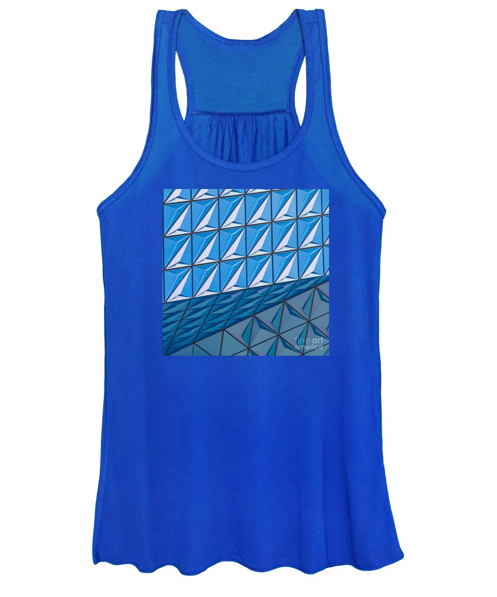 Reflections Women's Tank Top featuring the photograph Origami Fold by Marilyn Cornwell